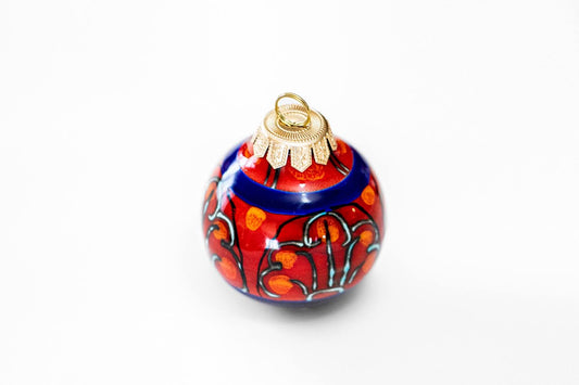 SICILIAN CERASA Round Christmas Ornament