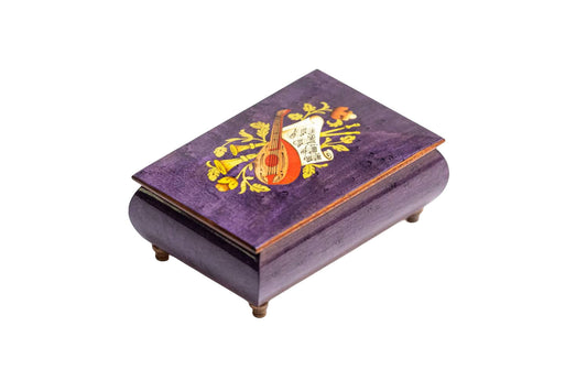 Sorrento Music Box Purple Violin in Glossy finish